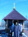 15 апреля 2007 года. Часовня в пос. Малое Карлино Ленинградской области. 